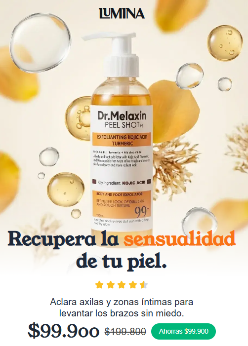 LUMINA🧴Recupera tu seguridad y sensualidad sin manchas👌