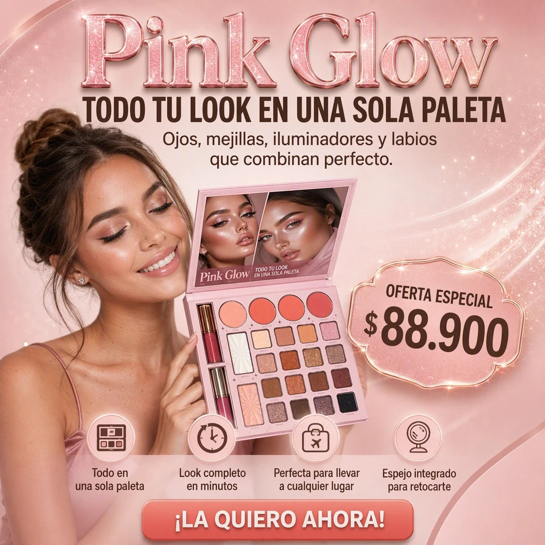 PALETA DE MAQUILLAJE PINK GLOW