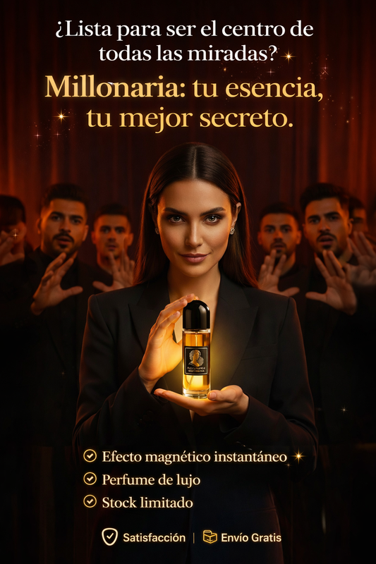 MILLONARIA🔥Tu mejor arma de atracción en una sola fragancia♀️💋