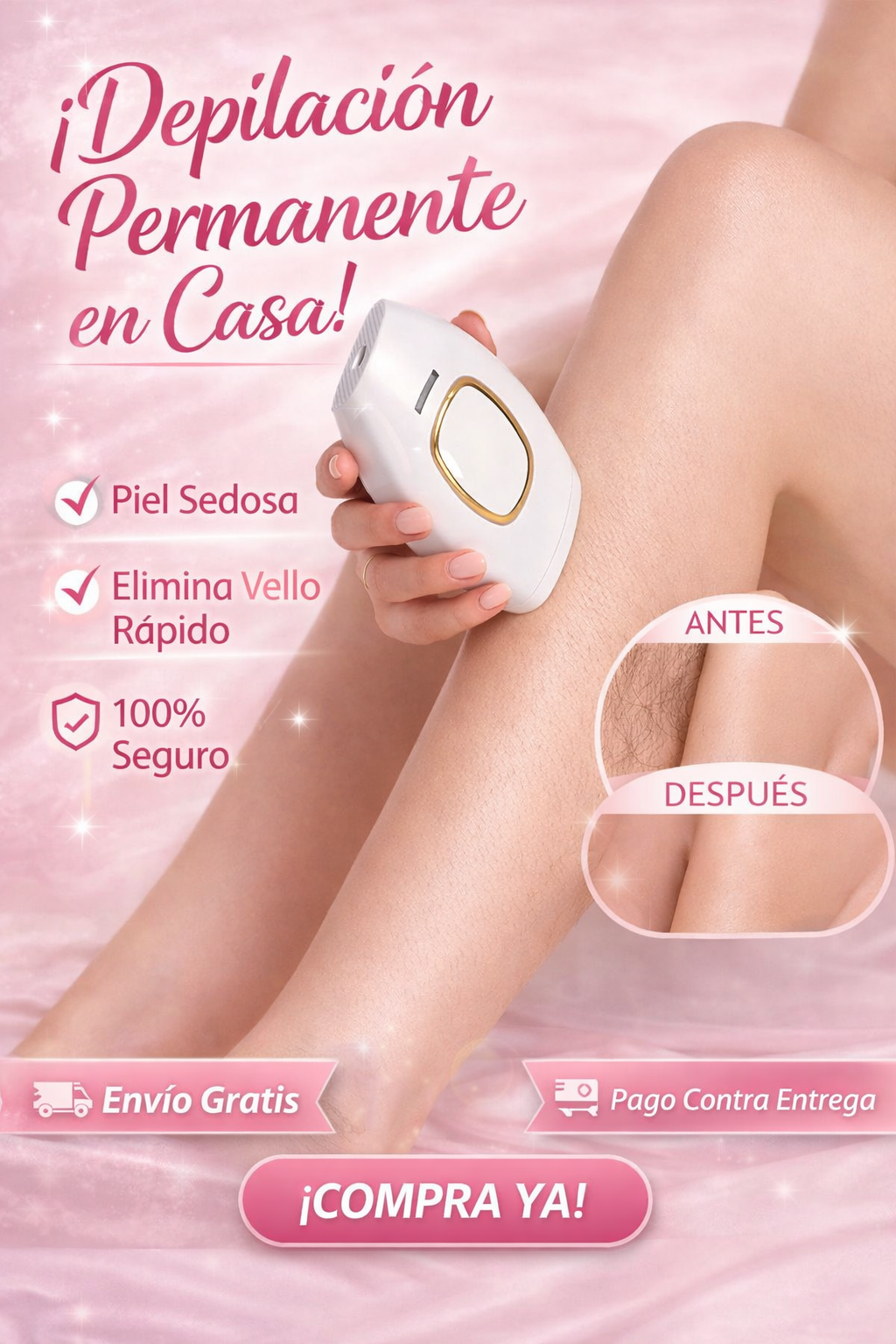 Luminelle👙Depiladora IPL profesional para uso en casa😊