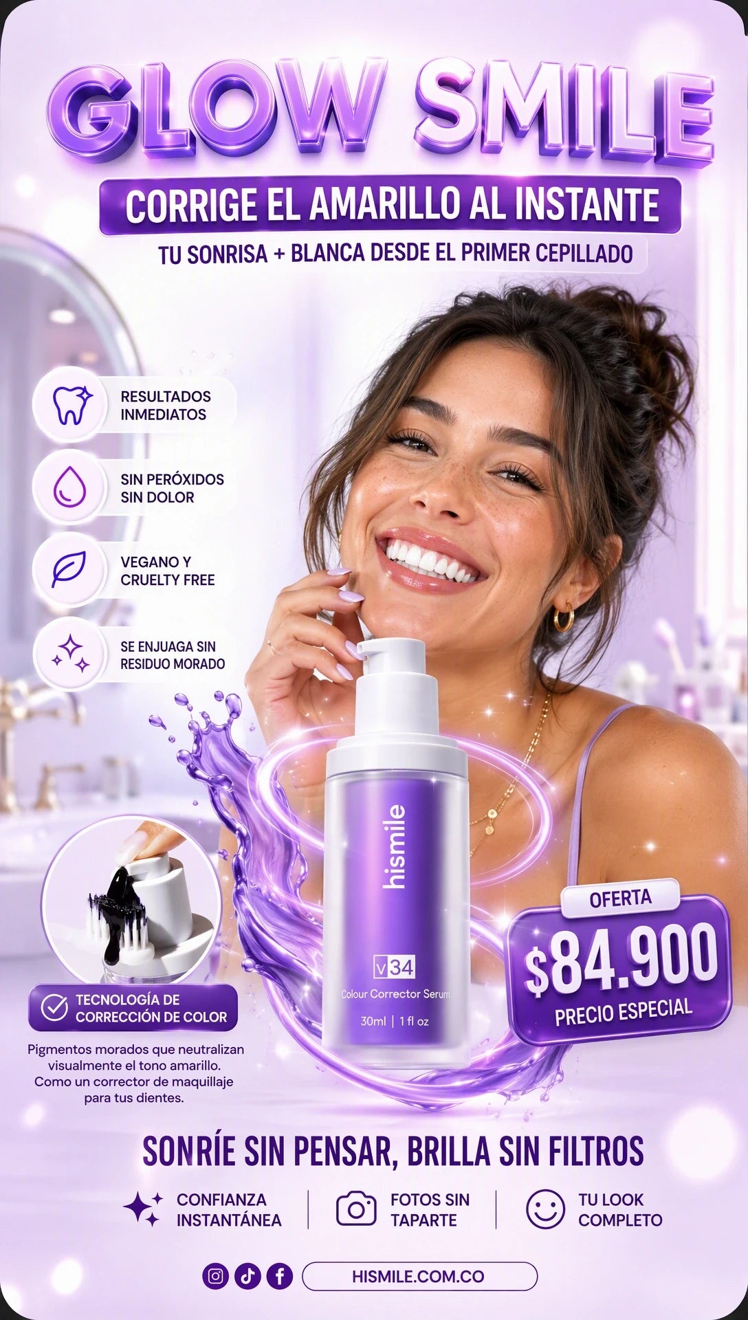 GLOW SMILE - BLANQUEADORA DE DIENTES