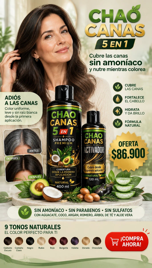 CAPILUXE - shampoo tinte cubre canas
